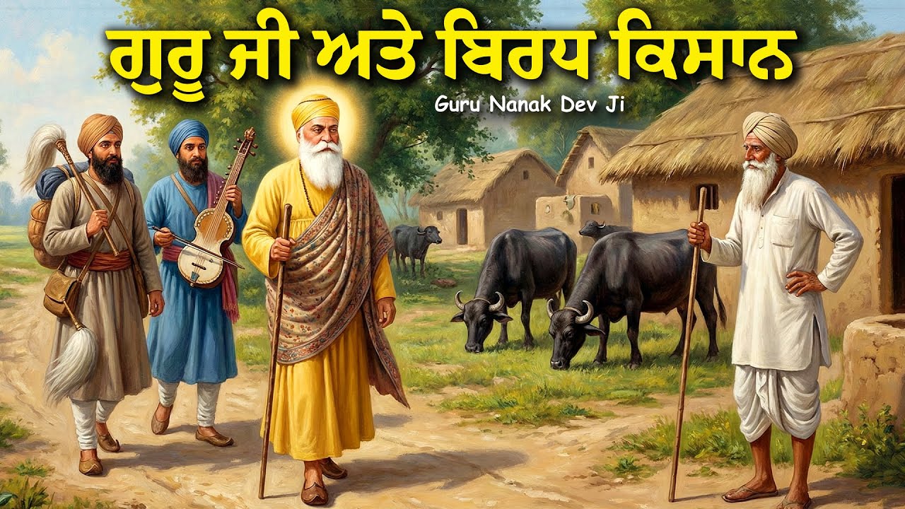 ਗੁਰੂ ਜੀ ਅਤੇ 1 ਬਿਰਧ ਕਿਸਾਨ ਦੀ ਸਾਖੀ | Guru Nanak Dev Ji Sakhi | United Khalsa | Remix Katha