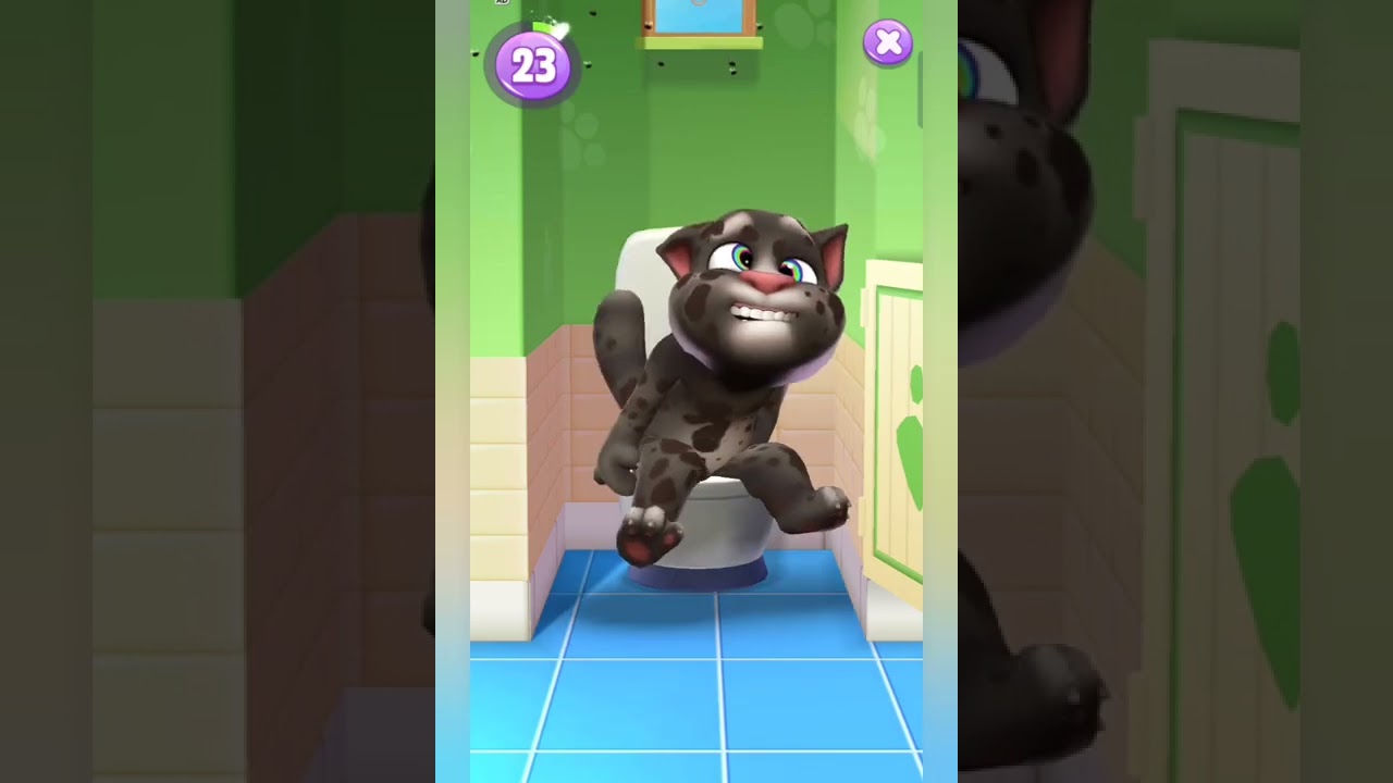 Talking Tom 2 toilet reactions and fun 😅😅🤣🤣😂🤣😅😂😅😅#shorts #youtubeshorts #toilet #talkingtom