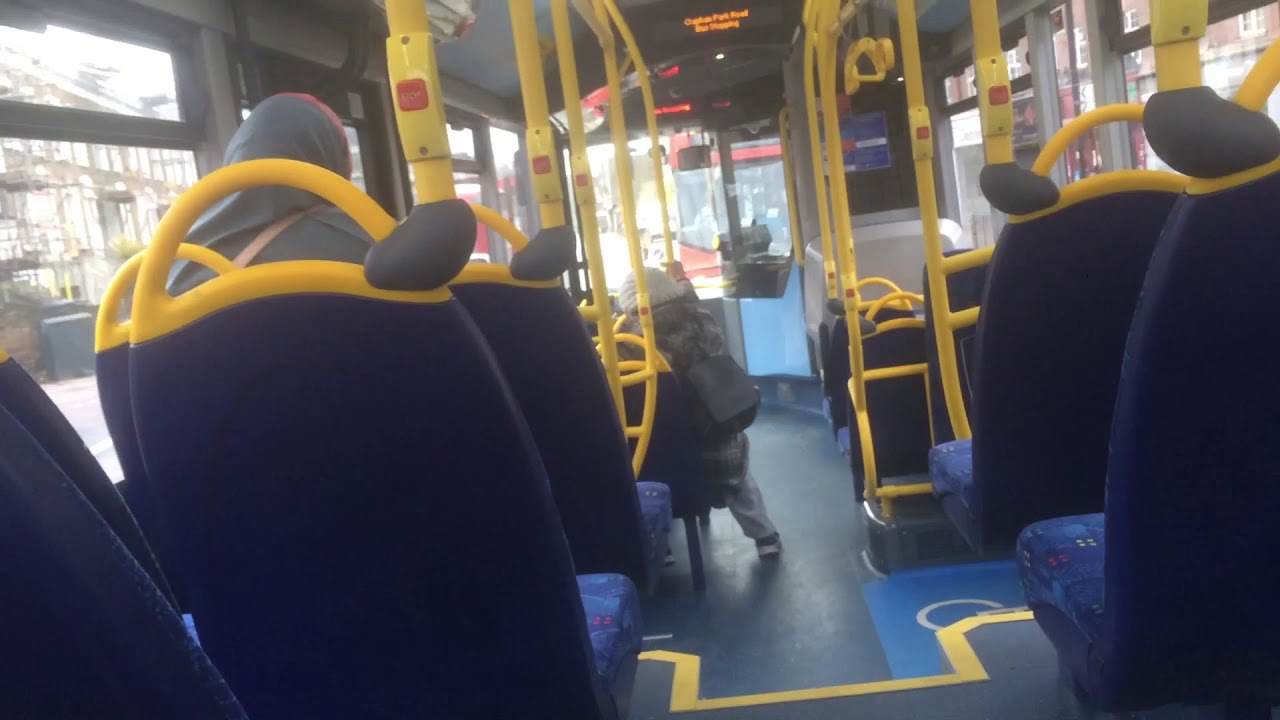 London Bus Ride on Route P5 (GAL E200 Voith MMC - YX16OCW - SE291)