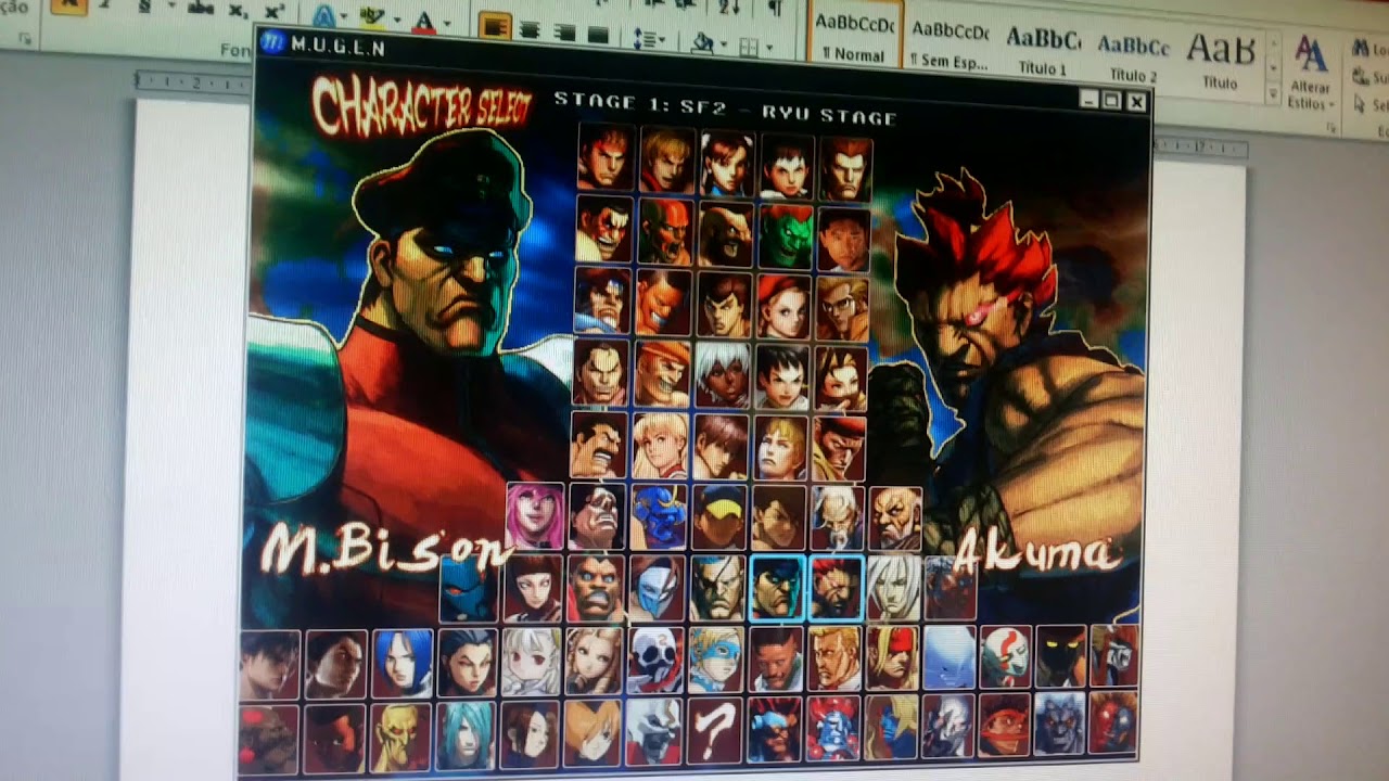 SF4 M.U.G.E.N Tournament Part 1/4