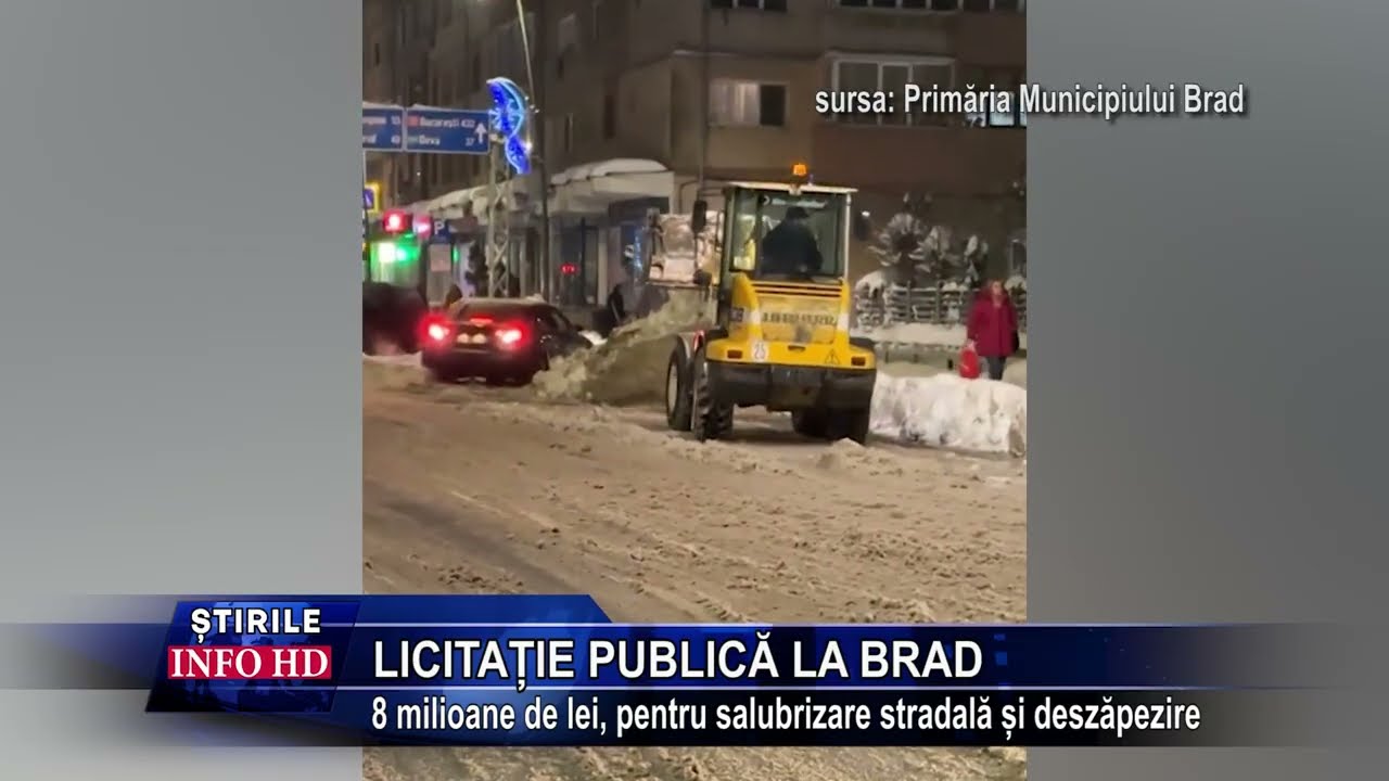 LICITAȚIE PUBLICĂ LA BRAD