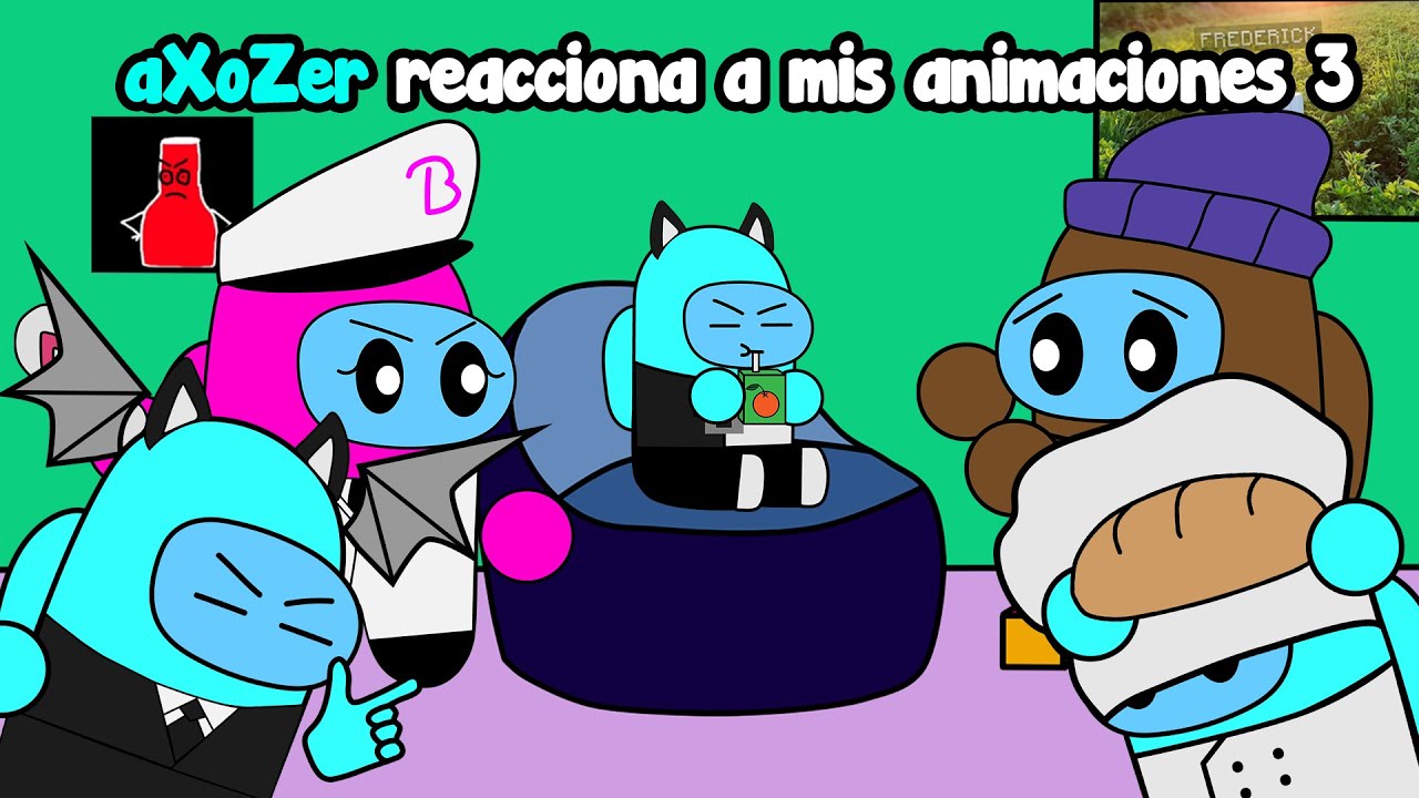aXoZer Reacciona a mis Animaciones de Among Us 3