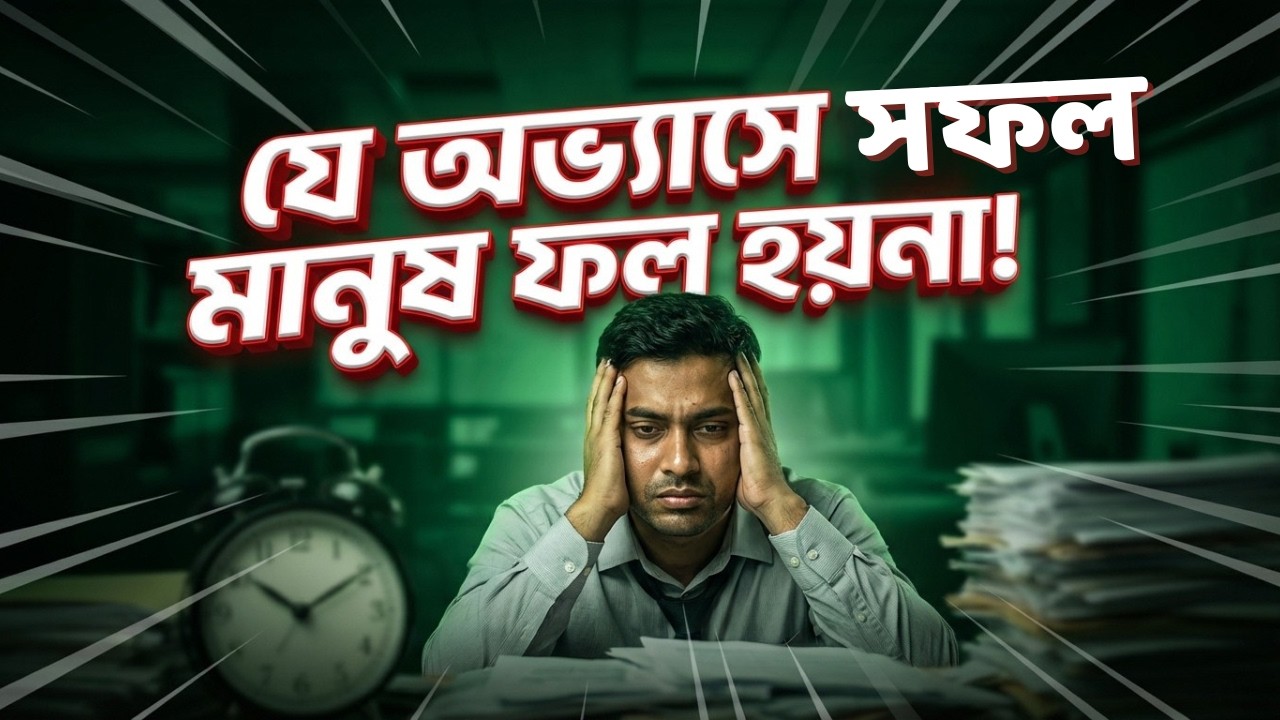 এই অভ্যাসগুলো থাকলে কখনো সফল হওয়া যায় না!