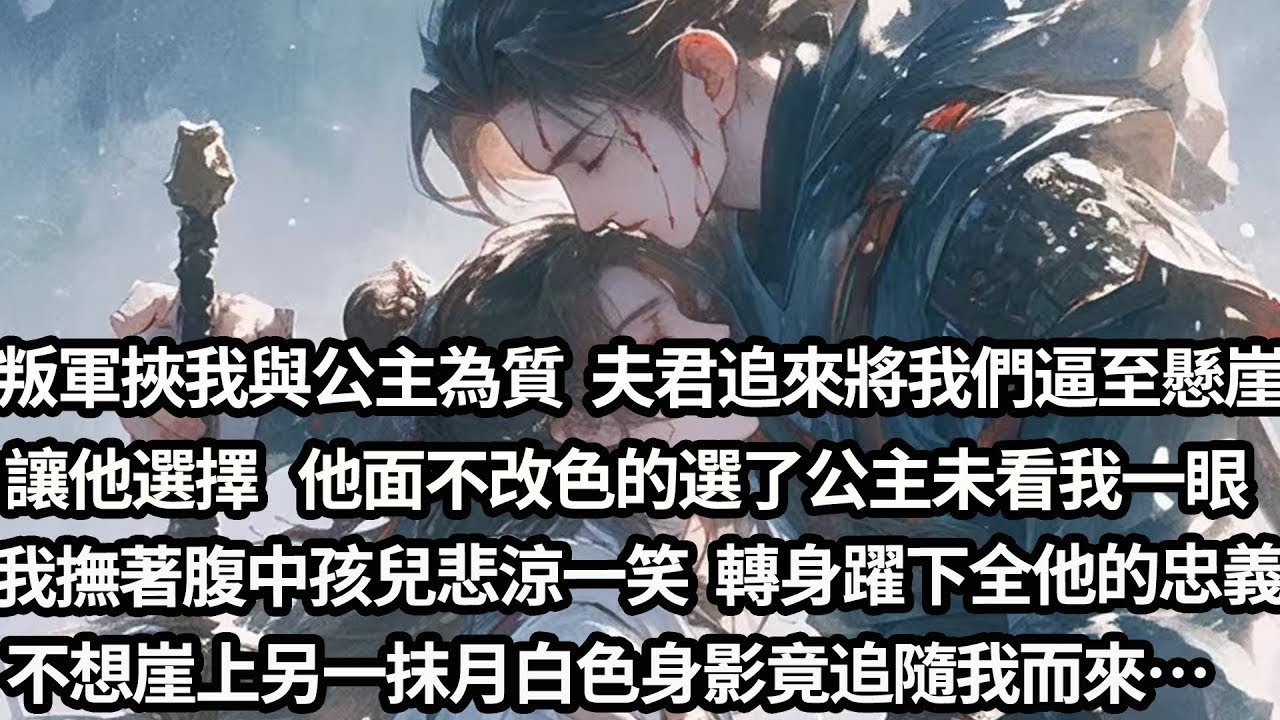 【完结】【一口氣看完】叛軍挾我與長公主為質，夫君追來將我們逼至懸崖邊，讓他選擇，他面不改色的選公主未看我一眼，我撫著腹中孩兒悲涼一笑，抱住叛將縱身一躍全了他的忠義，不想崖上另一抹月白色身影竟追隨我而來