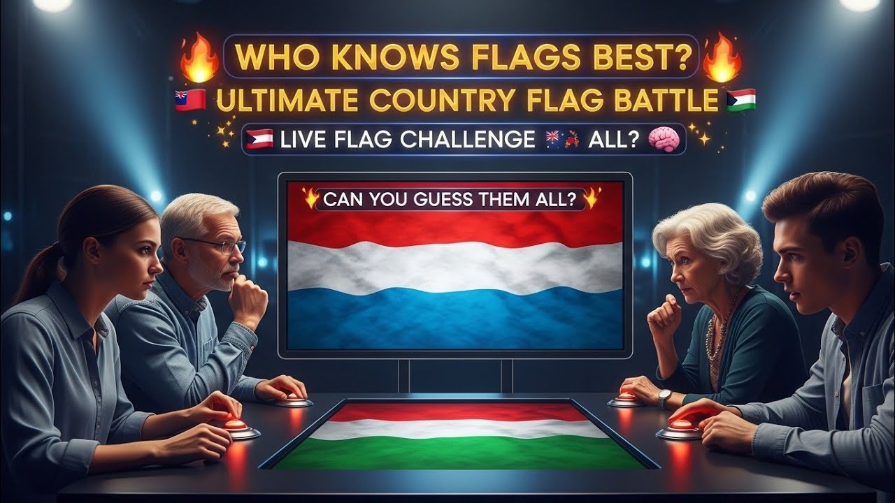 🌍 Ultimate Country Flag Battle LIVE | Can You Guess Them All?!
