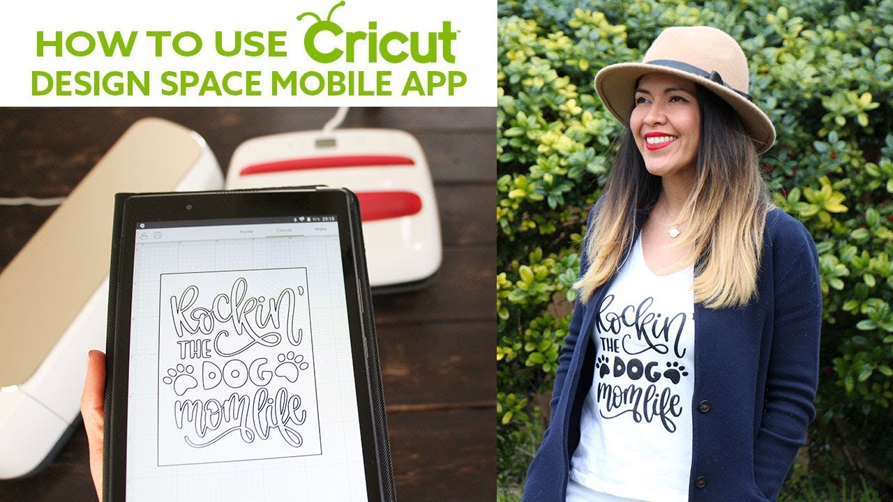 How to Use Cricut Design Space Mobile App +  Iron-on T-shirt