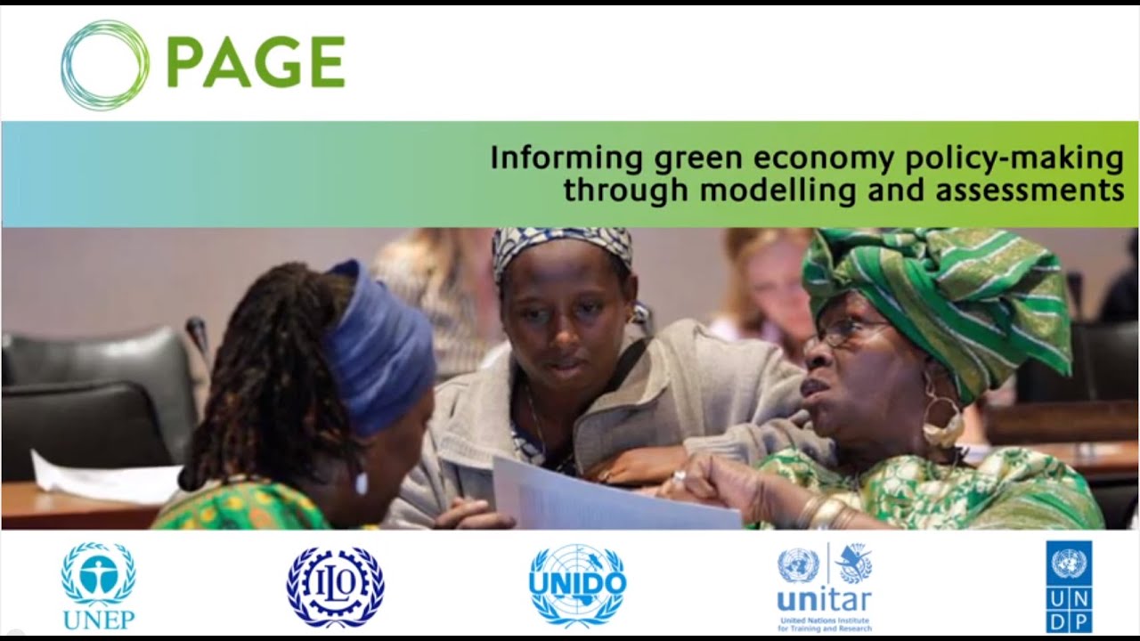 PAGE &ndash; Informing Green Economy Policy Making