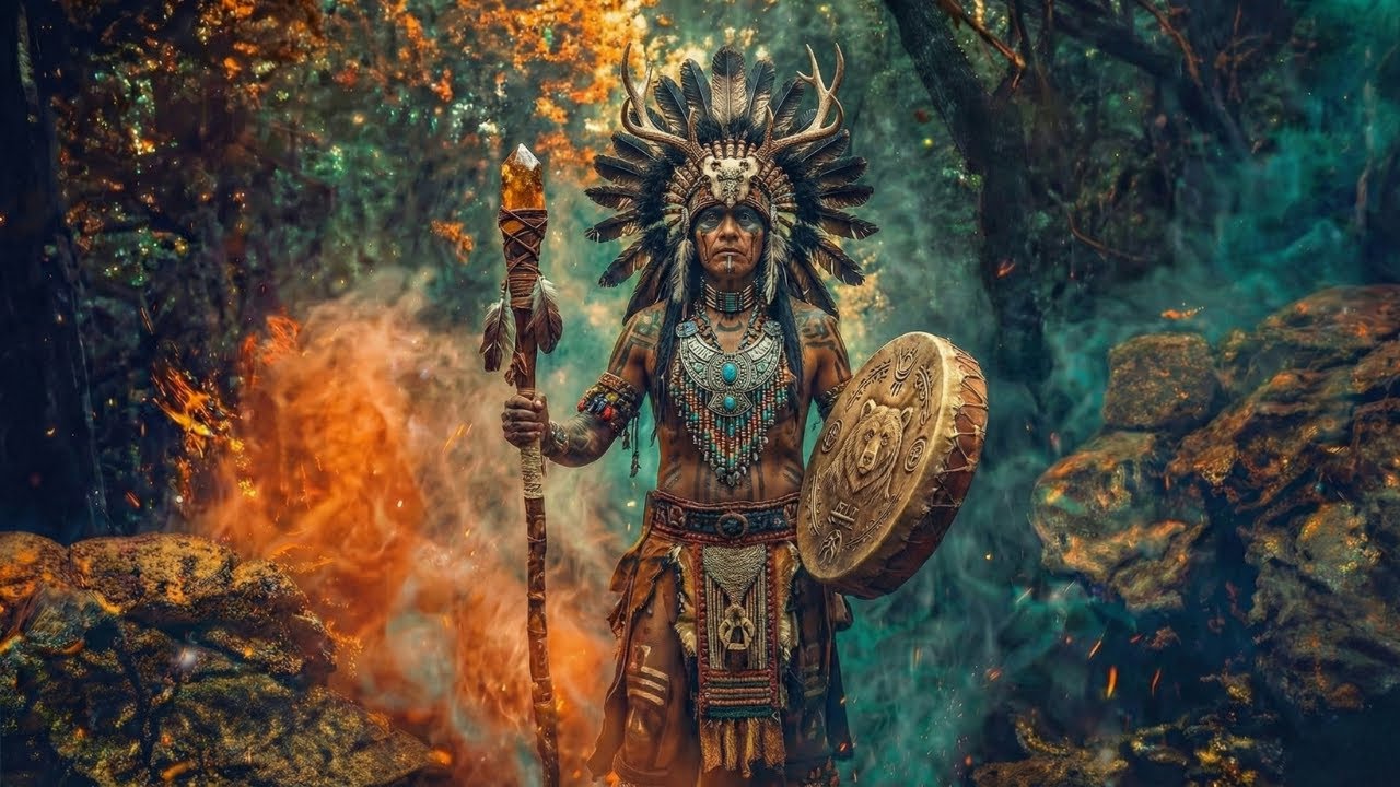 15 Minutes 🪘 Shamanic Drumming 🔥 Earth's Heartbeat | Tribal Trance | For Deep Spiritual Awakening!