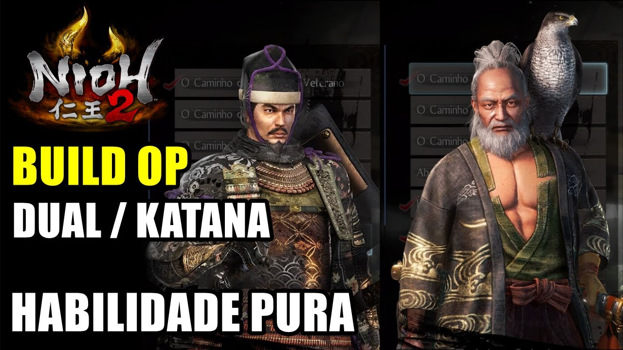 Nioh 2: Build Mestre das Espadas. É build OP que você quer?
