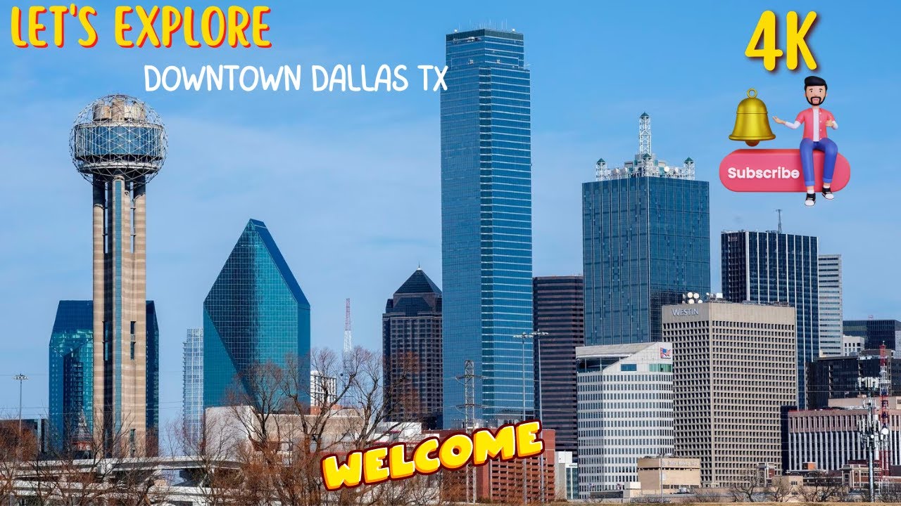 Let's explore a 4K driving tour of Downtown Dallas TX