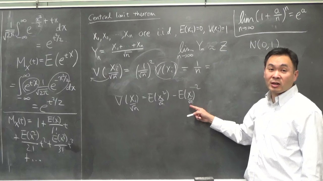 Proof of the central limit theorem using Moment Generating Functions
