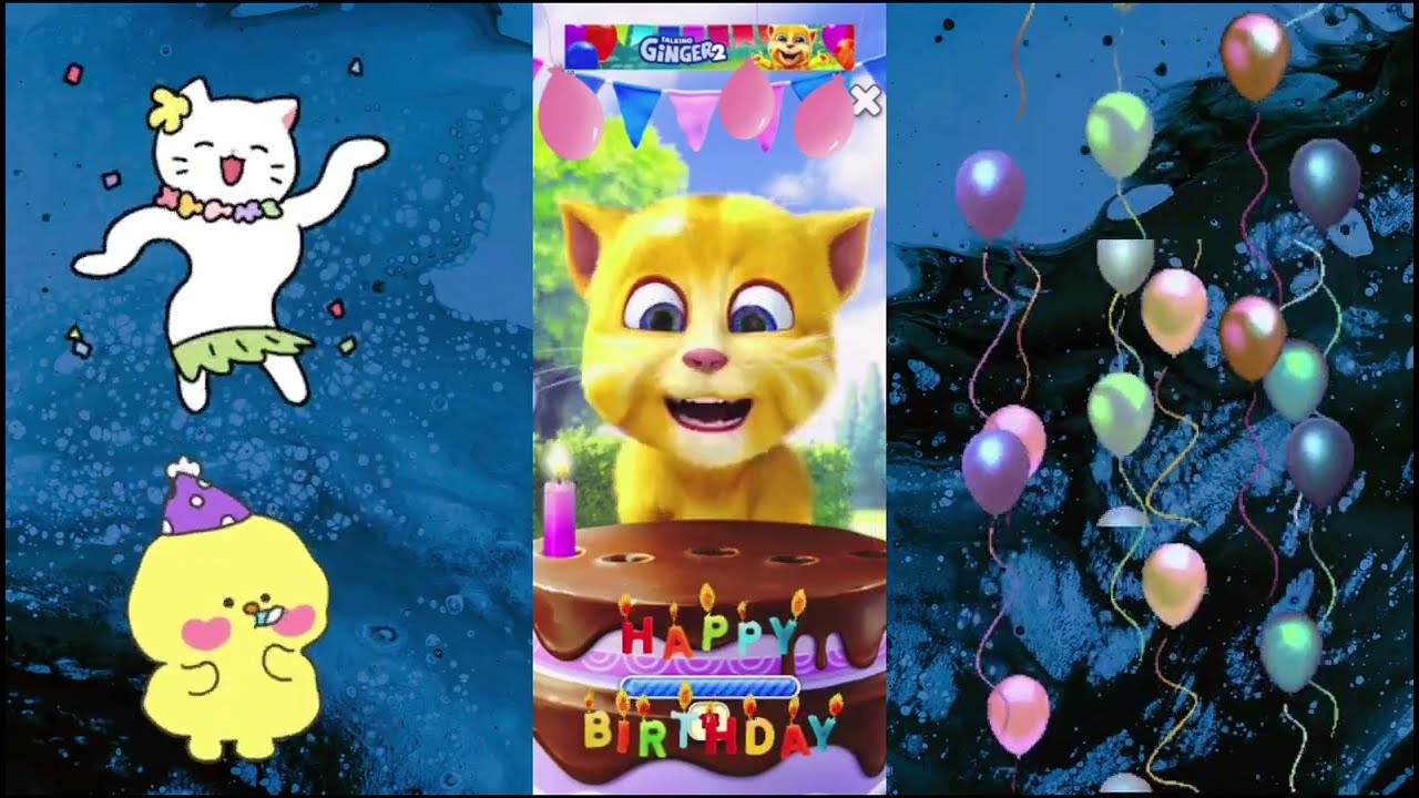 talking ginger birthday party 🎂🎁🎊💃 🥳 🎉 |  talking ginger happy birthday |