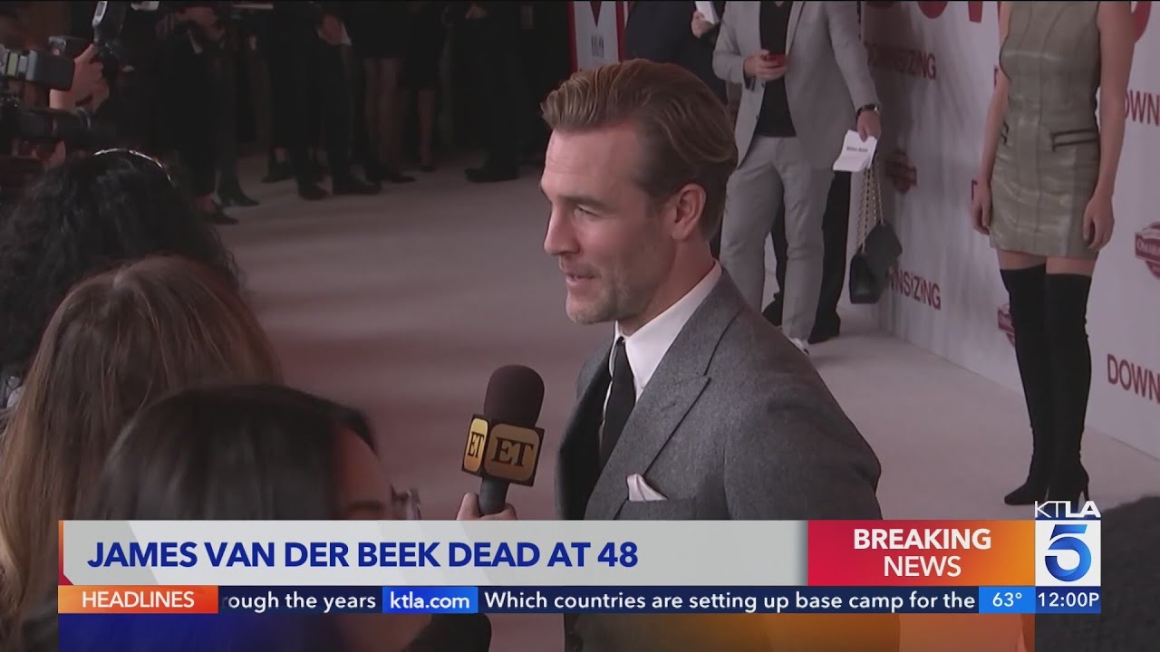 Actor James Van Der Beek dies at 48