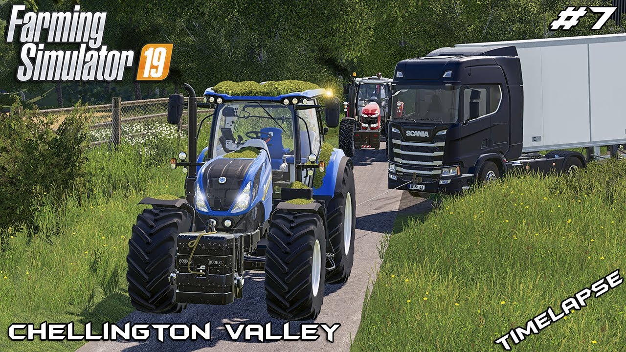 Rescuing seed delivery truck from MUD | Chellington Valley | Farming Simulator 19 | Episode 7