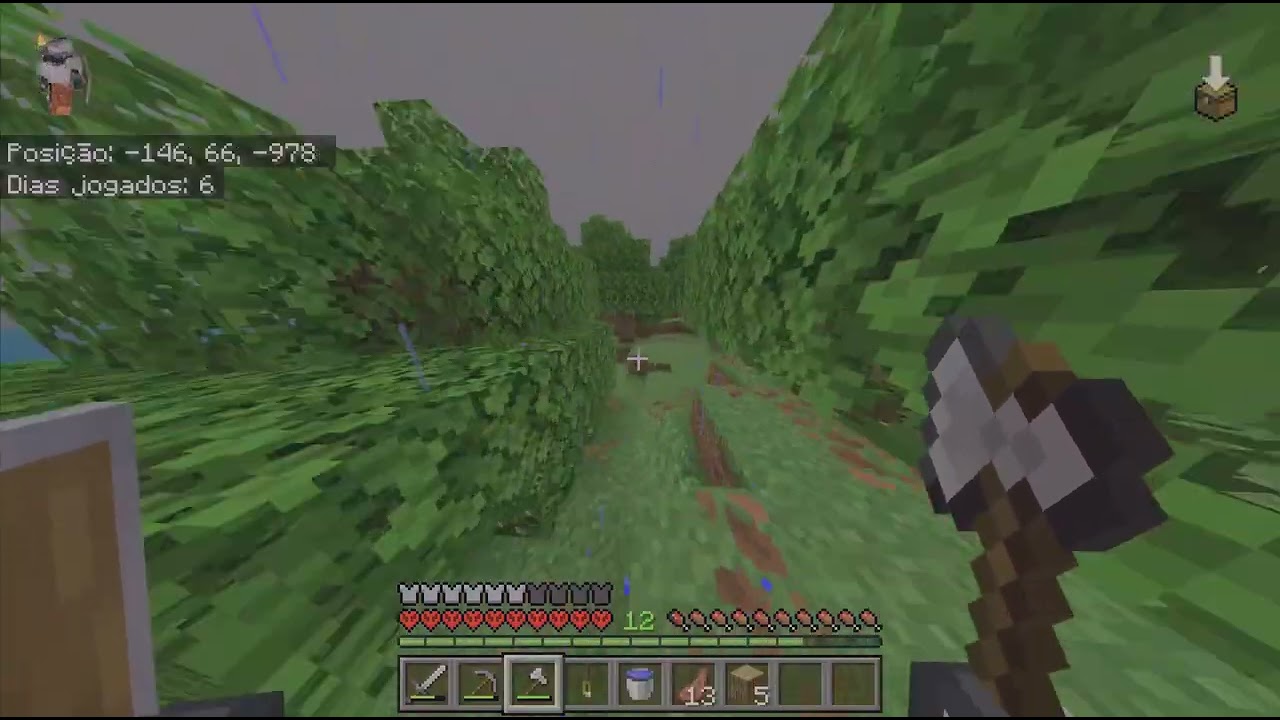 QUEM É ESSE!?    Minecraft hardcore #2