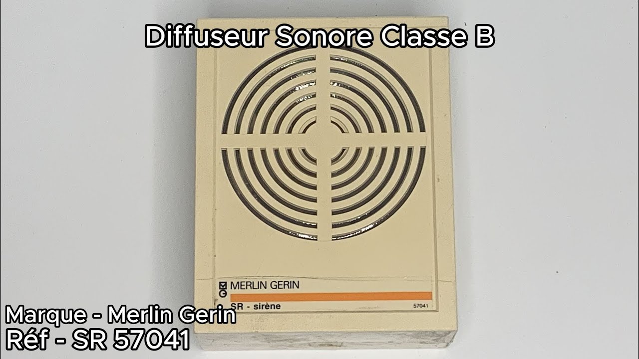 Diffuseur Sonore Merlin Gerin SR 57041 (Comme Nugelec SER 121011)