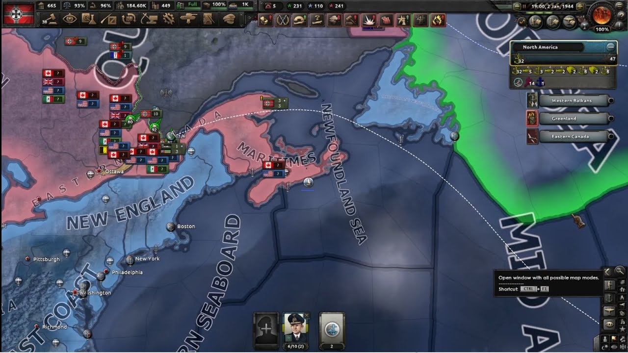 Hearts of Iron IV Replay - Battle of Canada
