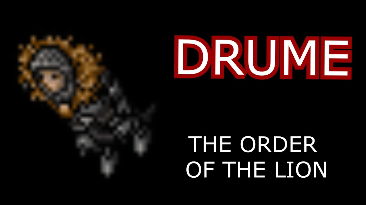 TIBIA BOSSES #3. DRUME, THE ORDER OF THE LION QUEST, SPOILER!