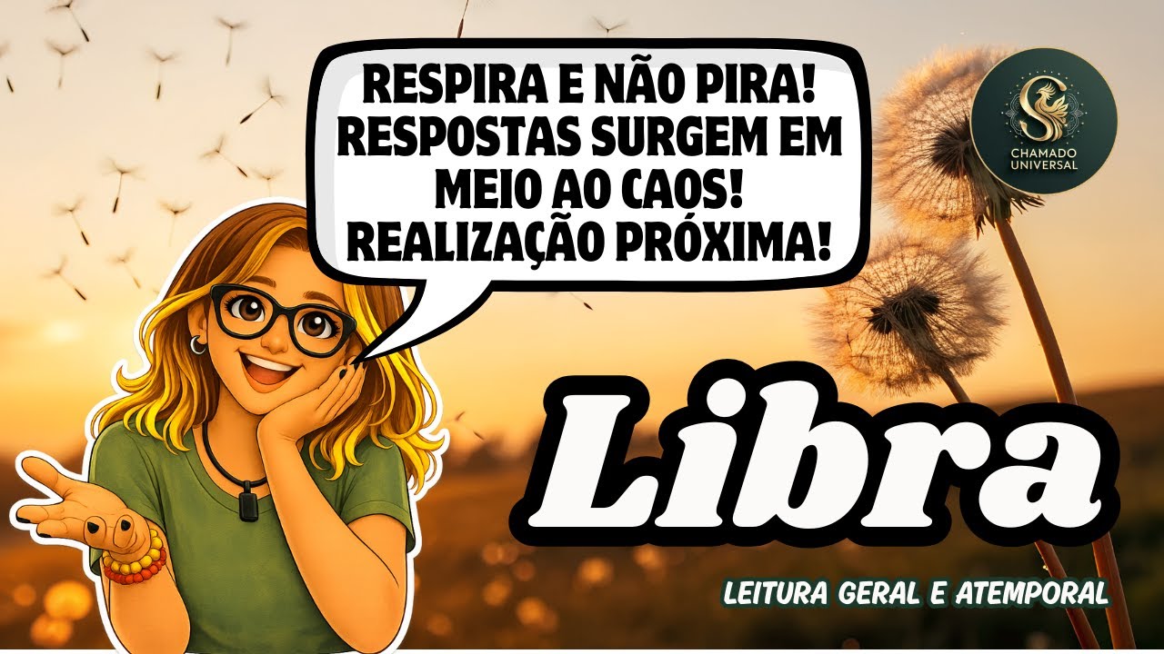 ♎ LIBRA • RESPIRA E NÃO PIRA! RESPOSTAS SURGEM EM MEIO AO CAOS! REALIZAÇÃO PRÓXIMA!