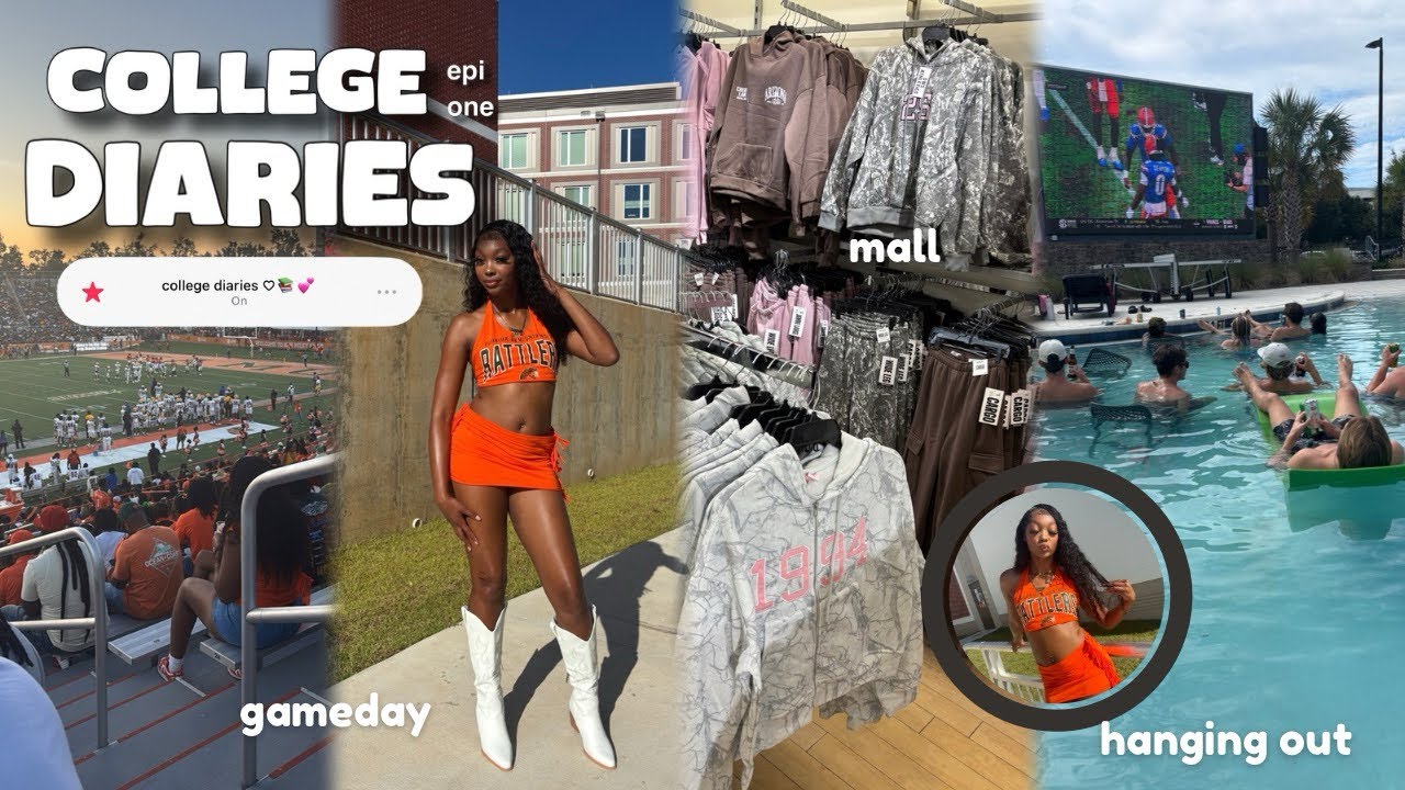 ДНЕВНИКИ СТУДЕНТА 001 ☆| день матча, создание одежды на заказ, торговый центр, прогулки и т.д.