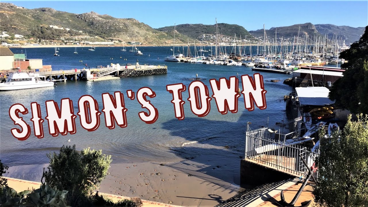 SIMON'S TOWN AERIAL VIEW AND HISTORICAL MUSEUM IN WESTERN CAPE SOUTH AFRICA