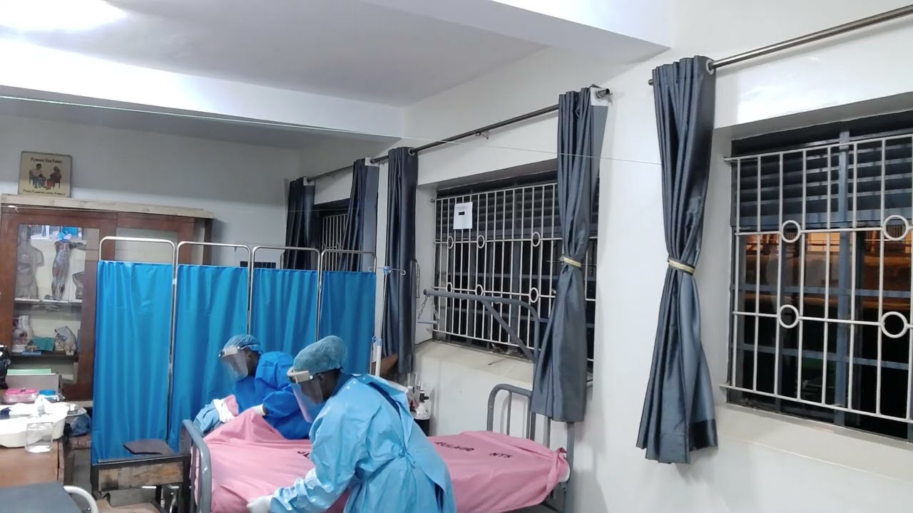 BED FOR AN INFECTIOUS PATIENT