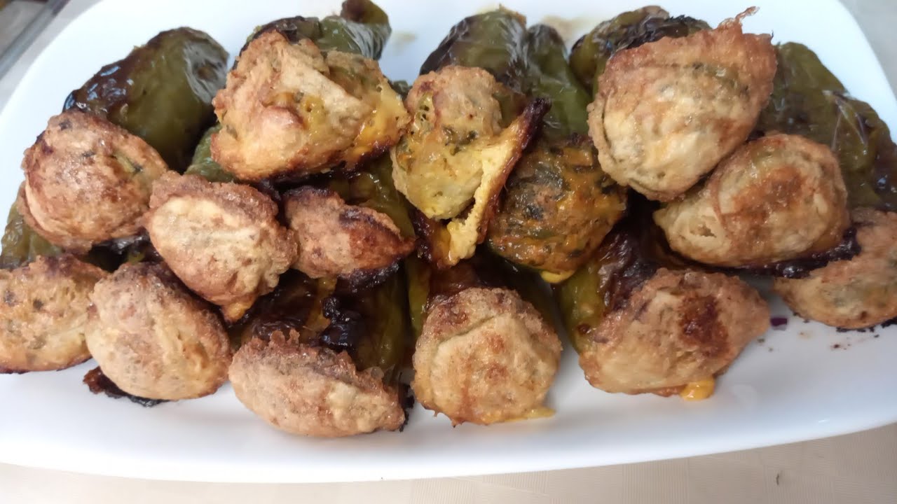 Poivrons  Farcies Tunisien  بصدر دجاج فلفل محشي🫑🫑صحي وبكمية وفيرة