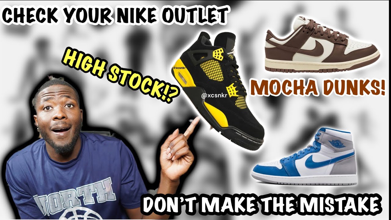 JORDAN 4 THUNDER STOCK NUMBERS! CHECK YOUR NIKE OUTLETS! DON&rsquo;T MAKE THIS MISTAKE!
