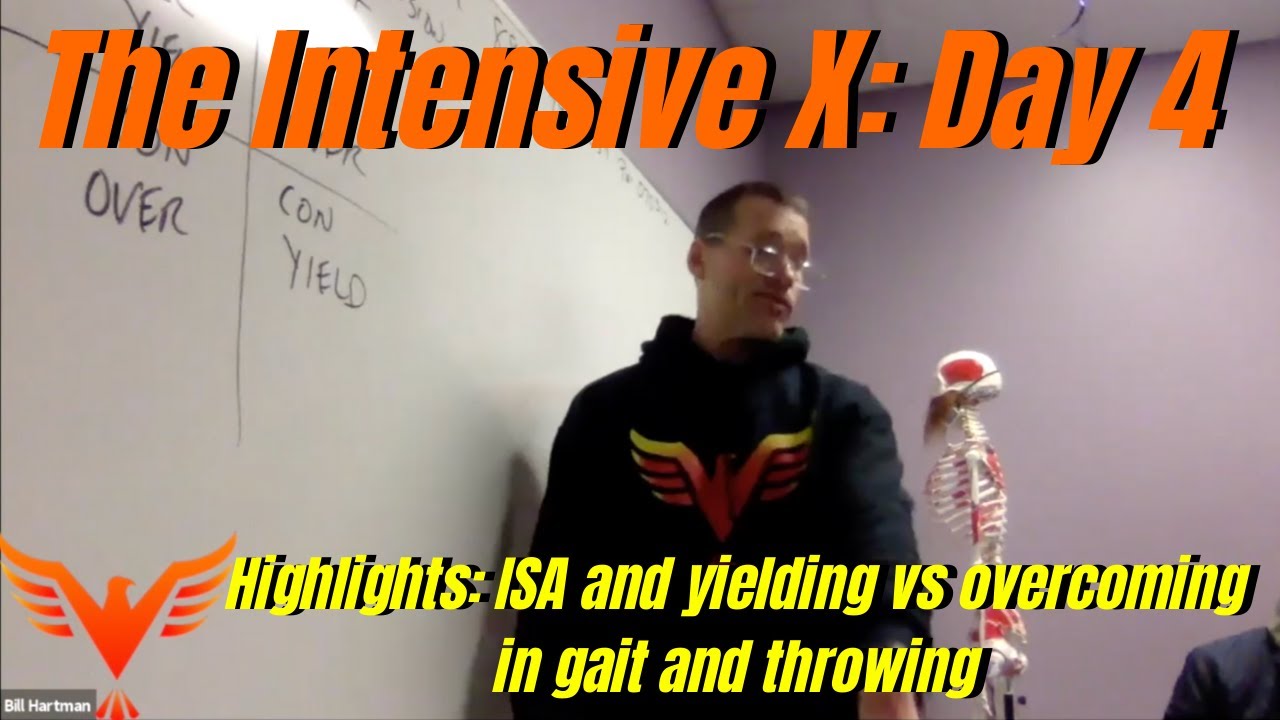 From The Intensive X - Day 3 - ISA compensations and overcoming  vs. yielding in gait and throwing