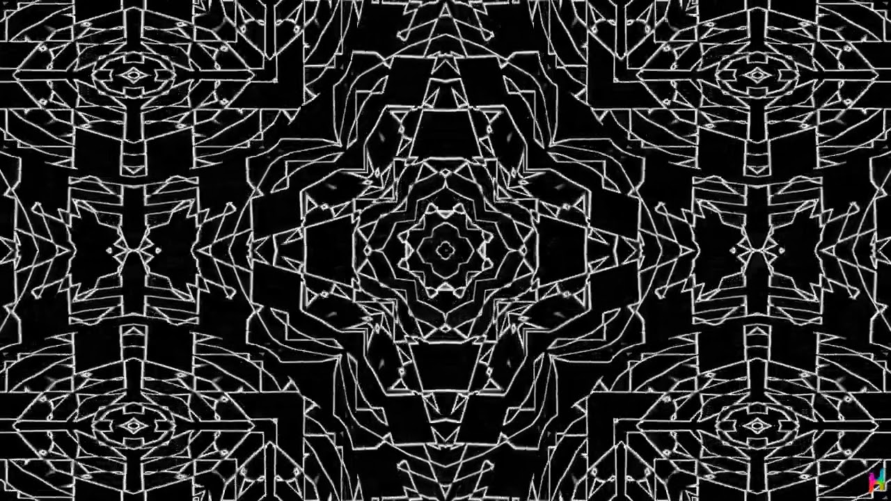 Mesmerizing Abstract Black and White Motion