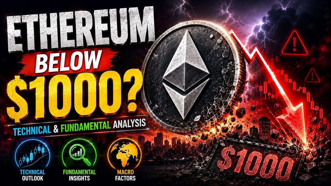 ETH Below $1000? Technical & Fundamental Truth | Bitcoin next possible move Analysis 