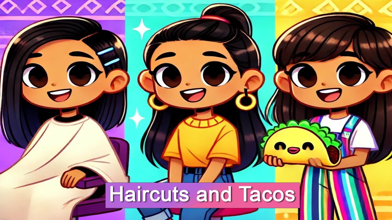 Getting haircuts, building our talk show set, and who loves tacos 🌮