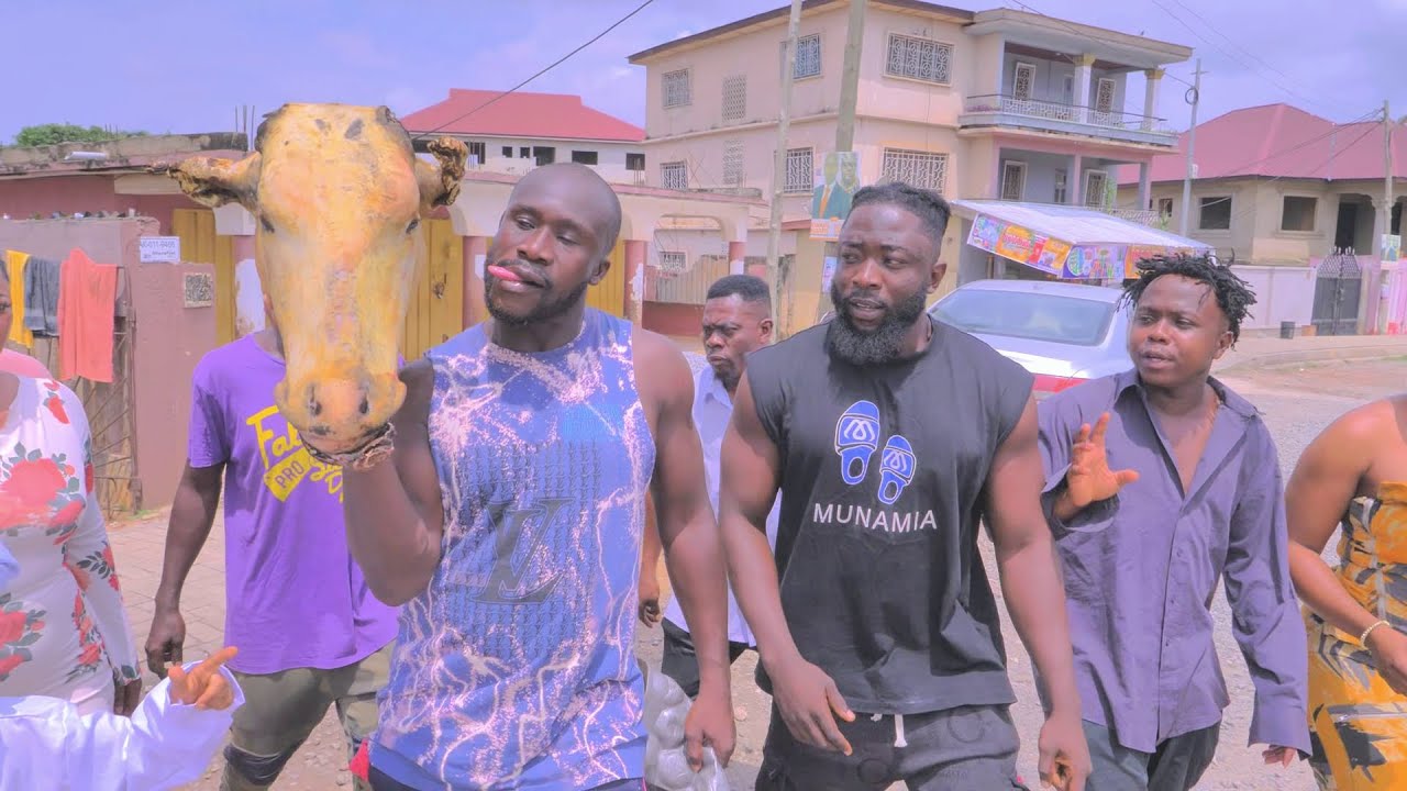 AKABENEZAR NE COW 🐮HEAD😂KYEKYEKU DISGRACE HIM TO HIS GIRFIREND FT JORDAN||ABENA||ABOSKE||SHIFO