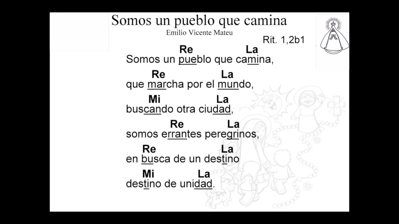 Somos un pueblo que camina (canto con acordes)