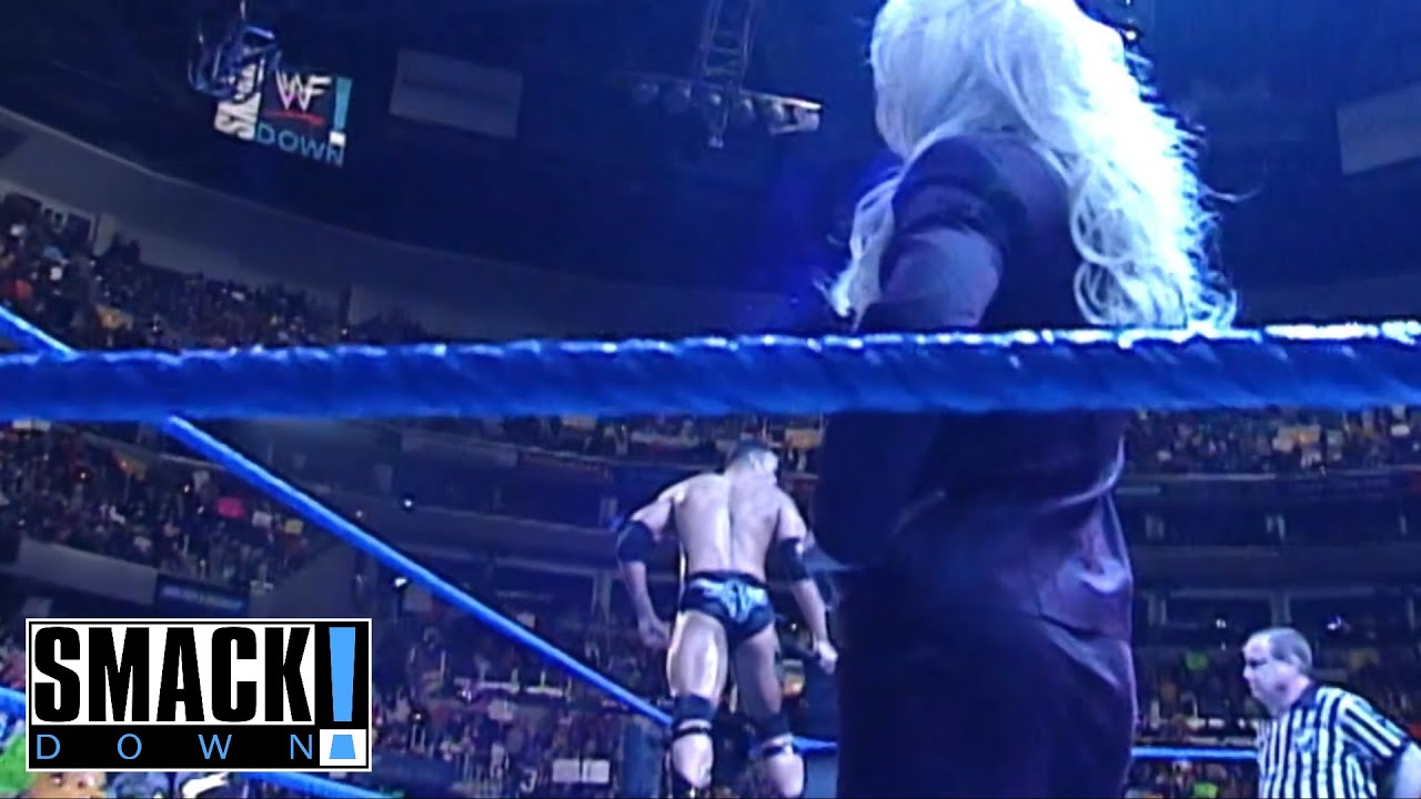The Rock w/ Debra Vs Rikishi & Haku Part 1 - SMACKDOWN!