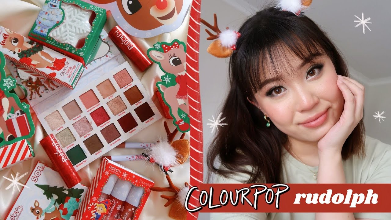 COLOURPOP X RUDOLPH 🦌❤️ 3 looks, review + comparisons!