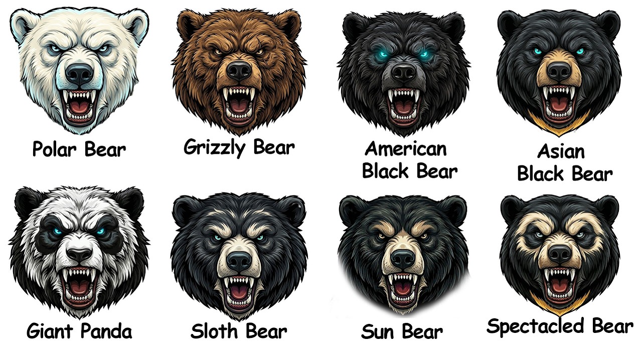 Every Type of Bear on earth Explained in 5 Minutes