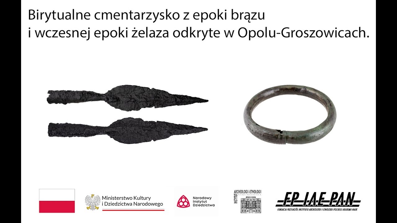 Birytualne cmentarzysko z epoki brązu i wczesnej epoki żelaza odkryte w Opolu Groszowicach