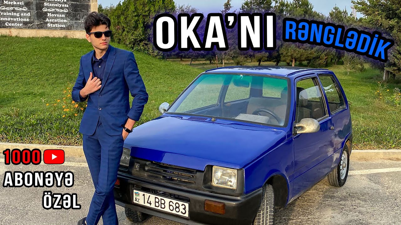 1000 ABONƏYƏ ÖZƏL OKA'NI RƏNGLƏDİK "OKA MAŞINI VƏ YENİ Momo sükan" (Sürüş videosu, Aftoşluq)