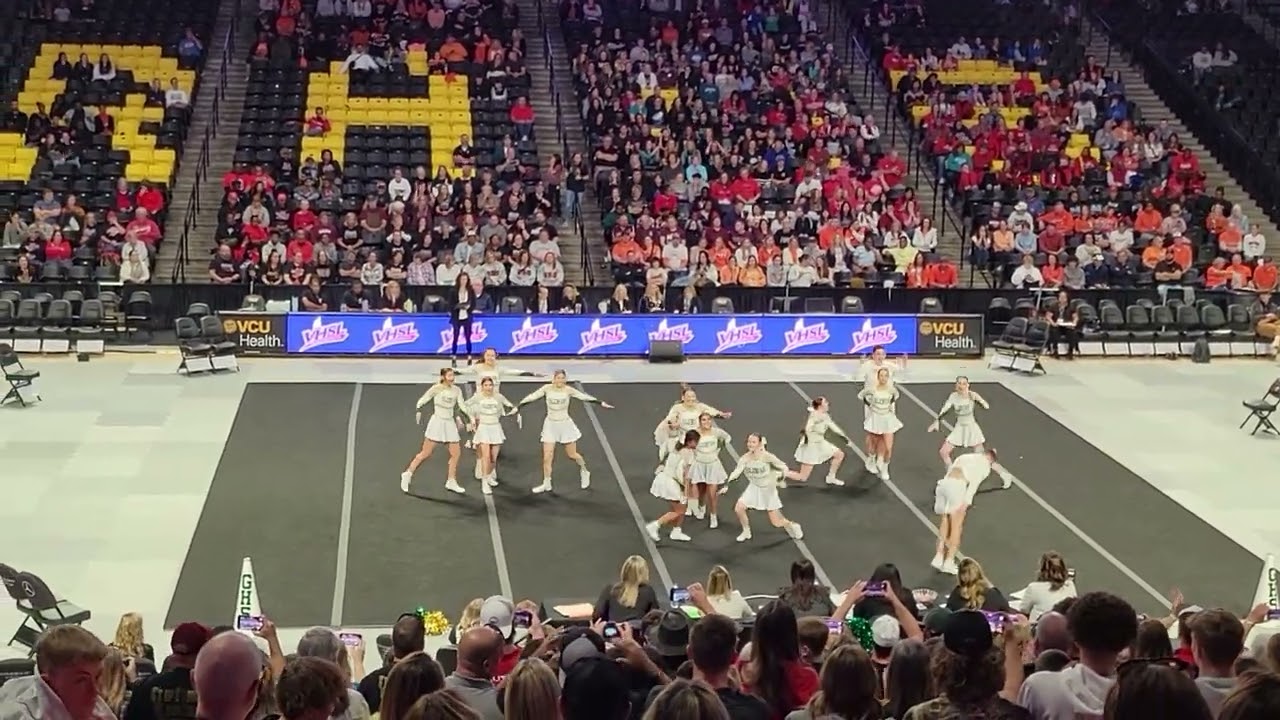 Glenvar High School 1A 2A at VHSL Cheer Championships 2023 2nd Round