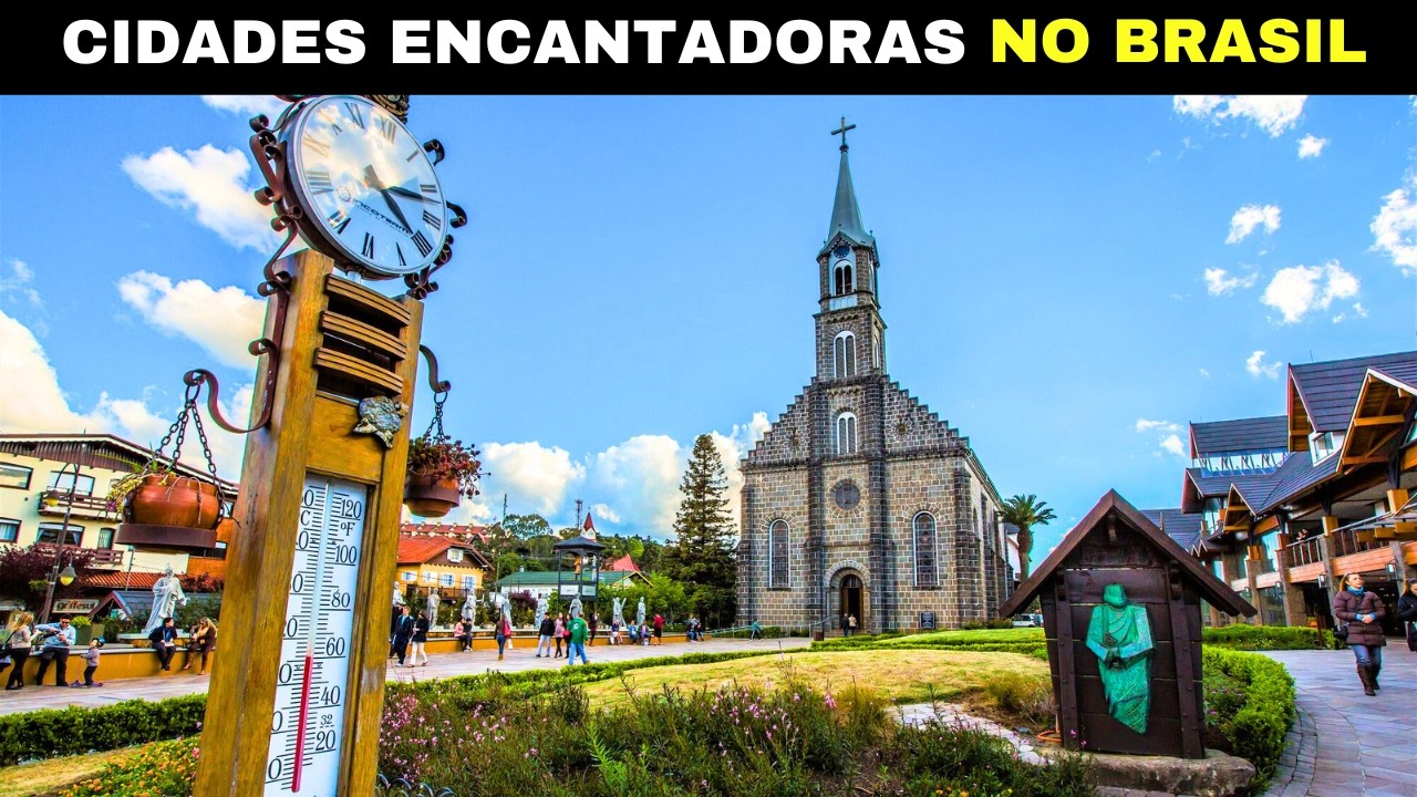 10 Cidades Mais BONITAS do BRASIL Que São Únicas no Mundo