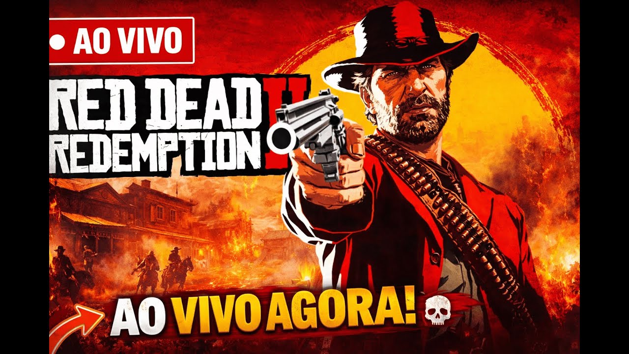 🔴 AO VIVO 🔥 Red Dead Redemption 2 – História Insana no Velho Oeste 🤠💀