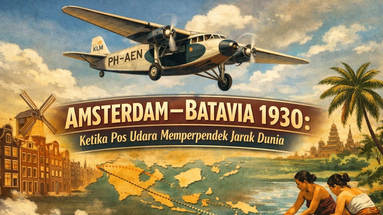 Amsterdam–Batavia 1930: Ketika Pos Udara Memperpendek Jarak Dunia