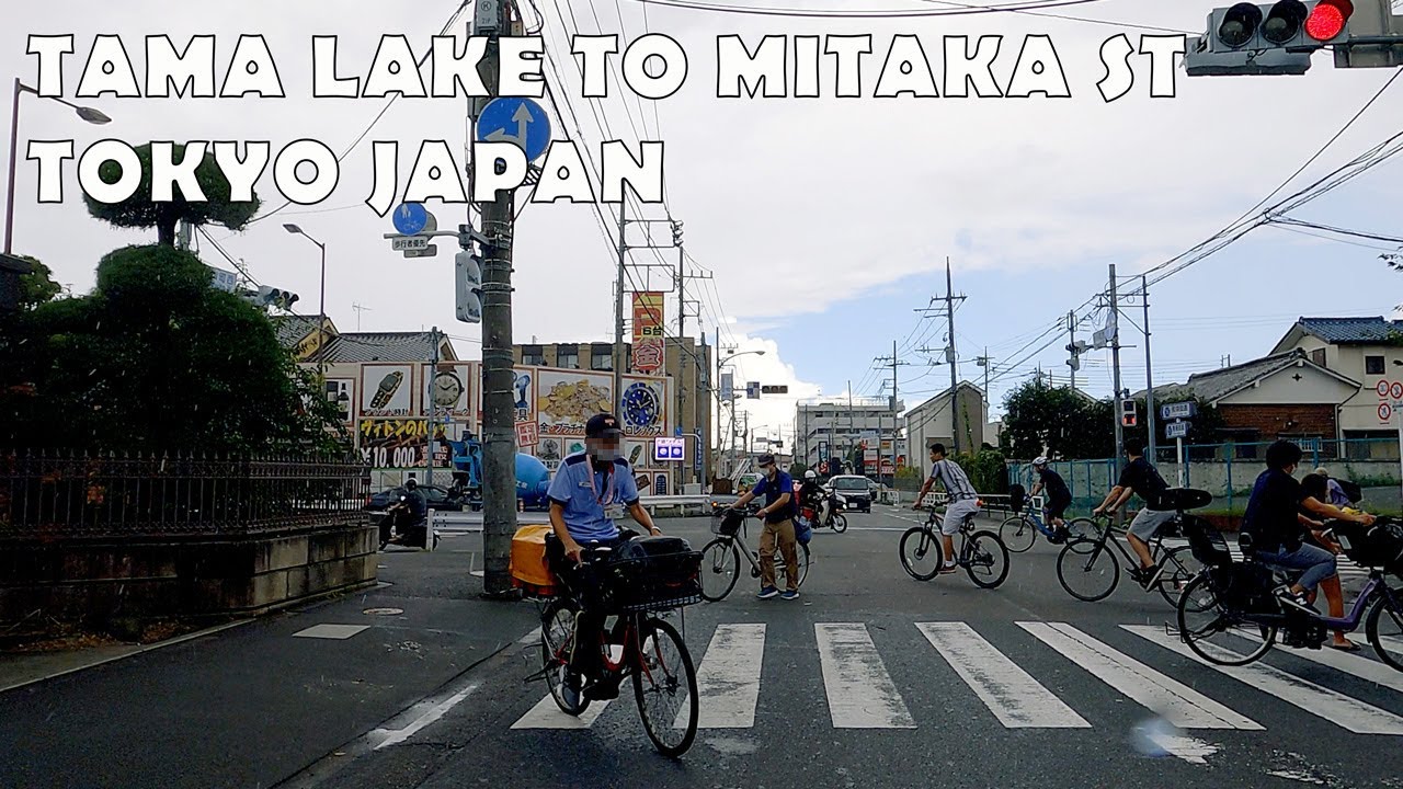 Tama Lake to Mitaka Station - 4K Drive Tokyo Japan