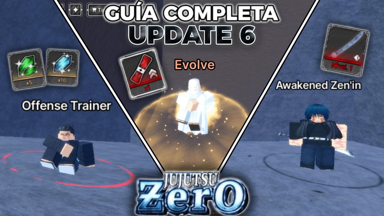 ¡Guía Completa de la Actualización 6 de Jujutsu Zero, Nueva Arma y Raid!(Update 6) [Roblox]