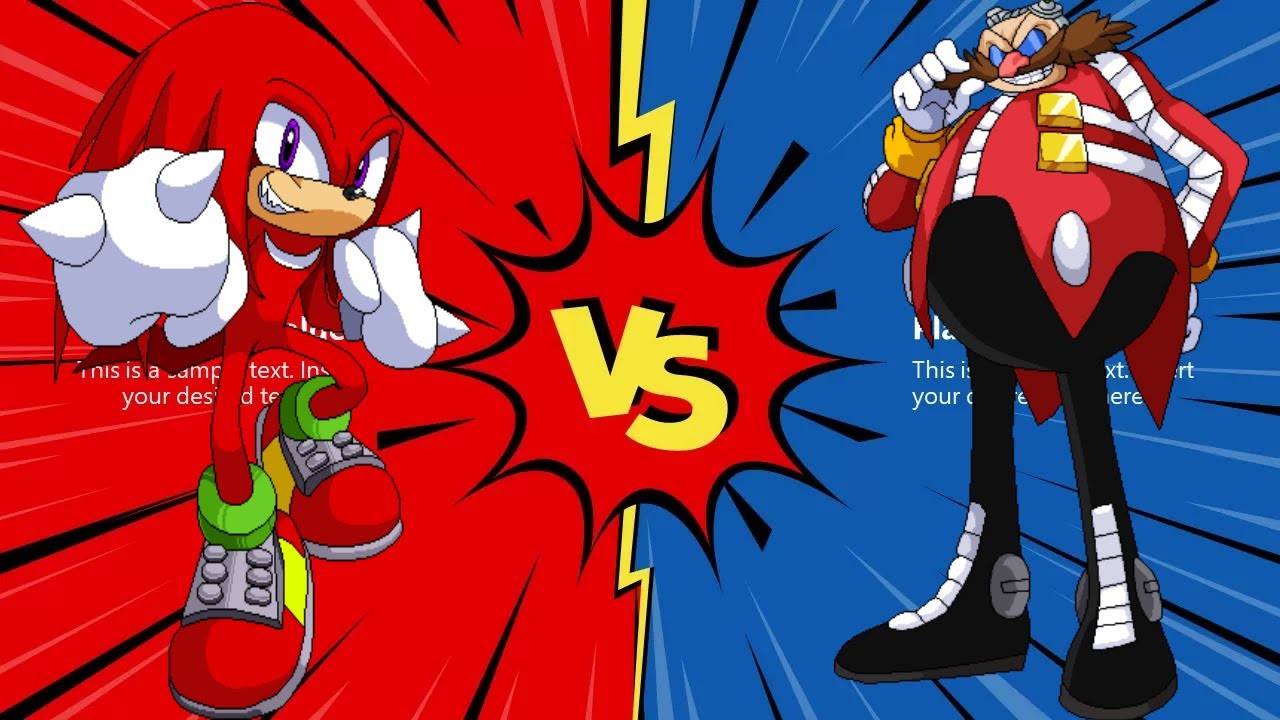 SSBC ULTIMATE SONIC MODPACK KNUCKLES VS DEATH EGG ROBOT (DR. EGGMAN)