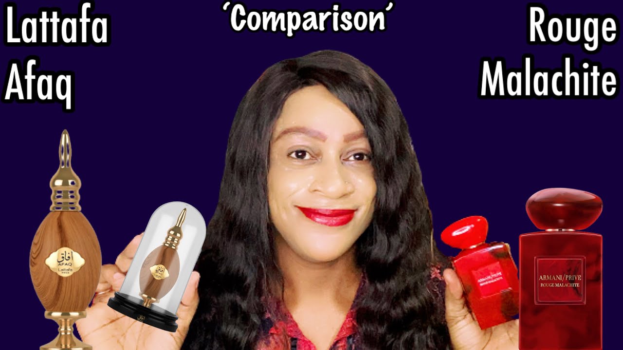 Lattafa Afaq Versus Rouge Malachite Comparison Video | Affordable Perfumes | My Perfume Collection