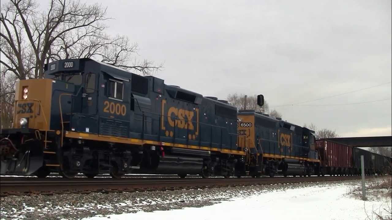 The Prototype CSX GP38-3 and GP40-3 [HD]