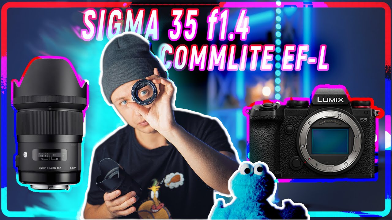 Panasonic Lumix S5 SIGMA 35 1.4 Art COMMLITE EF-L mount