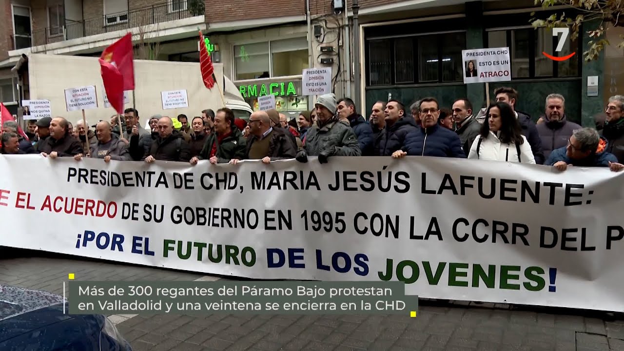Flash el campo al día (19/01/2026): Más de 300 regantes del Páramo Bajo protestan en Valladolid